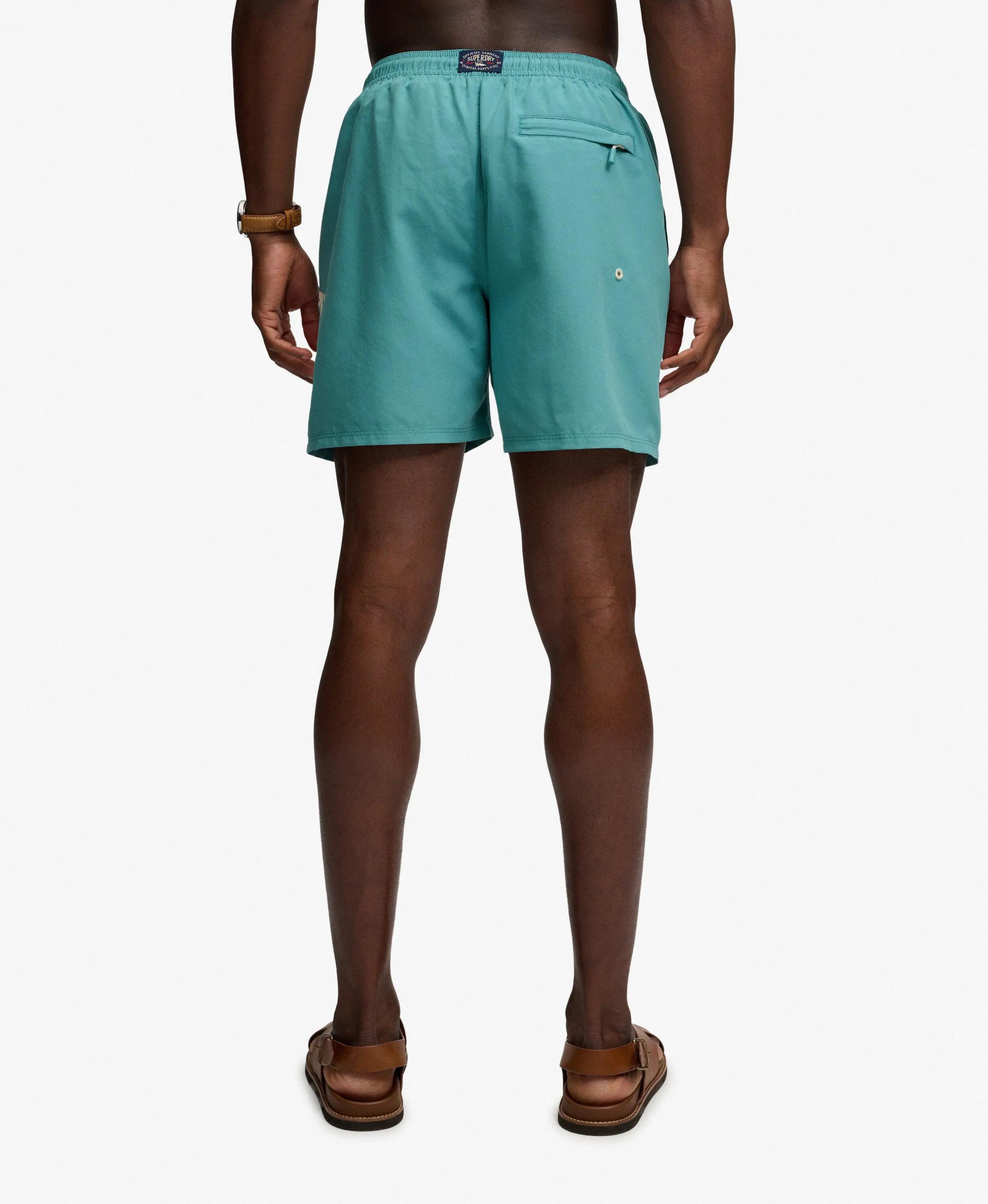 superdry Calções de banho estampados 16 polegadas em poliéster reciclado 4/7