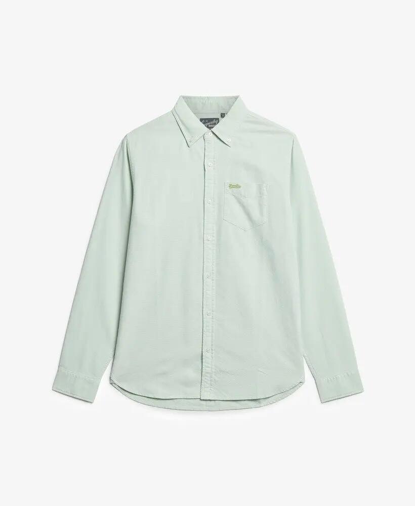 superdry Oxford overhemd lange mouwen biologisch katoen — Relaxed fit 7/7