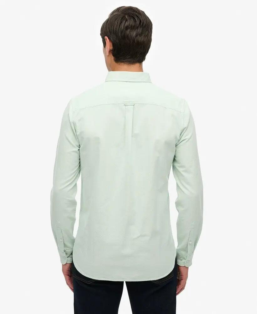 superdry Oxford overhemd lange mouwen biologisch katoen — Relaxed fit 4/7