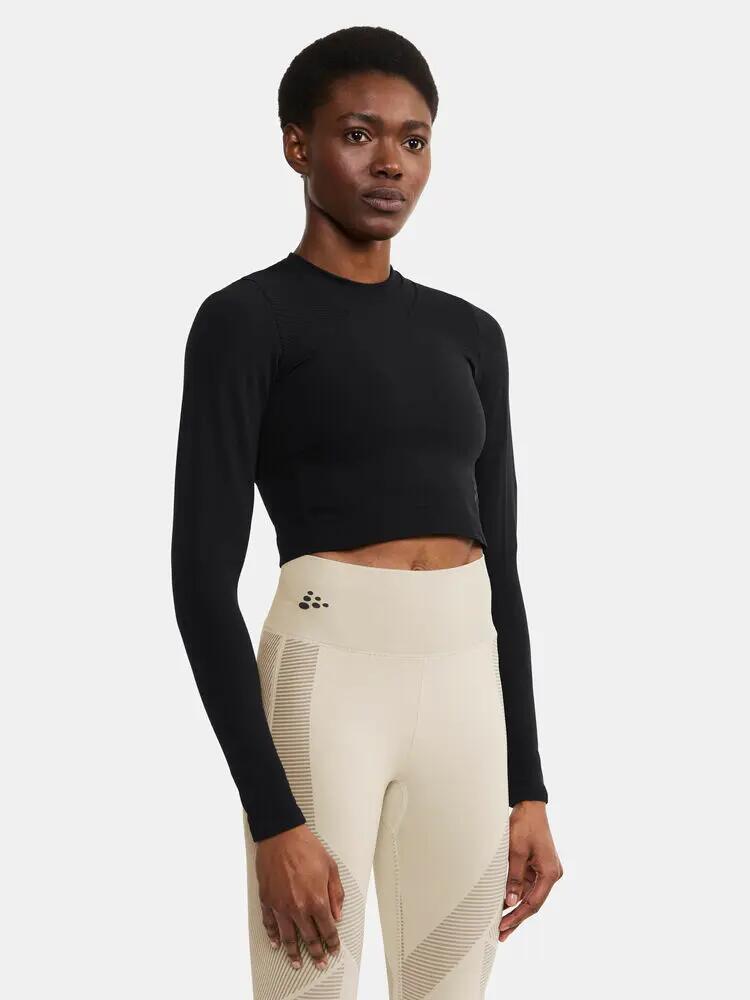 craft ADV Tone Seamless Cropped Ls Top W – top de treino ajustado 4/5