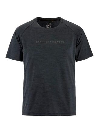 craft ADV Gravel Ss Tee M – licht gravel‑shirt van gerecycled materiaal