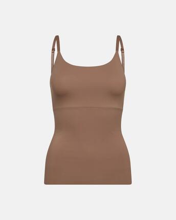 decoy DECOY shapewear top flexible – Top sculptant femme – Brun (86)