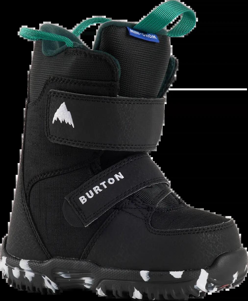 Chaussures Burton Mini Grom - Snowboard enfant - Noir 1/4
