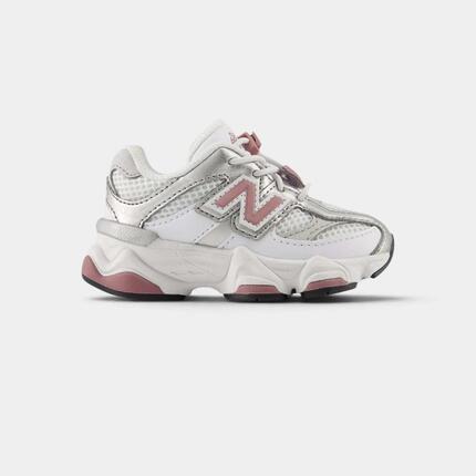 New Balance 9060 Bungee Lace White Rosewood Silver (TD)