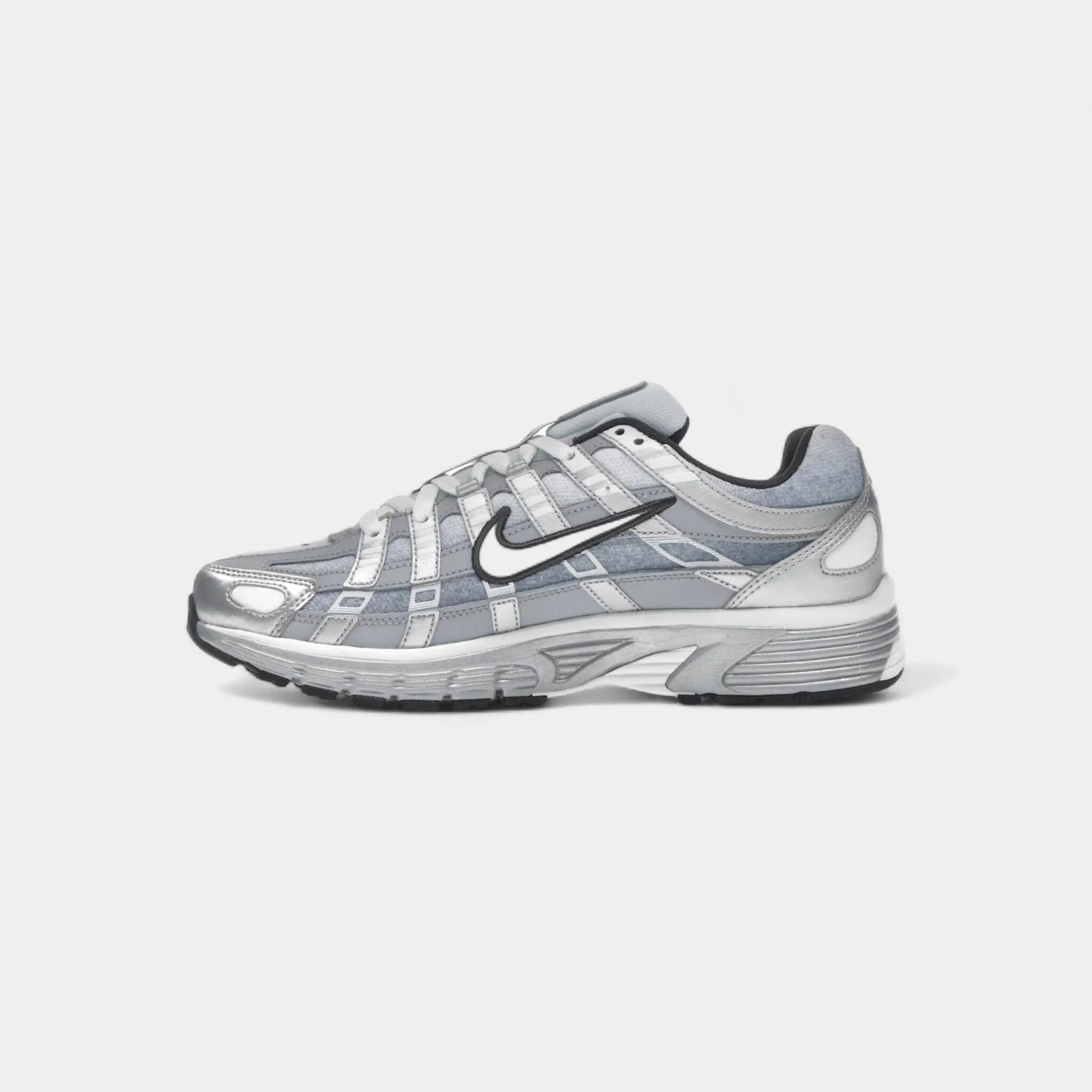Nike P-6000 Metallic Silver Summit White-Wolf Grey 4/5