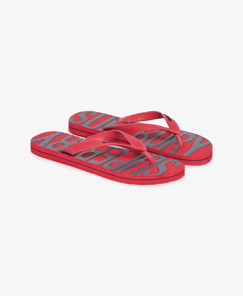 superdry Vintage Flip Flops em borracha – Varsity Red 2/7