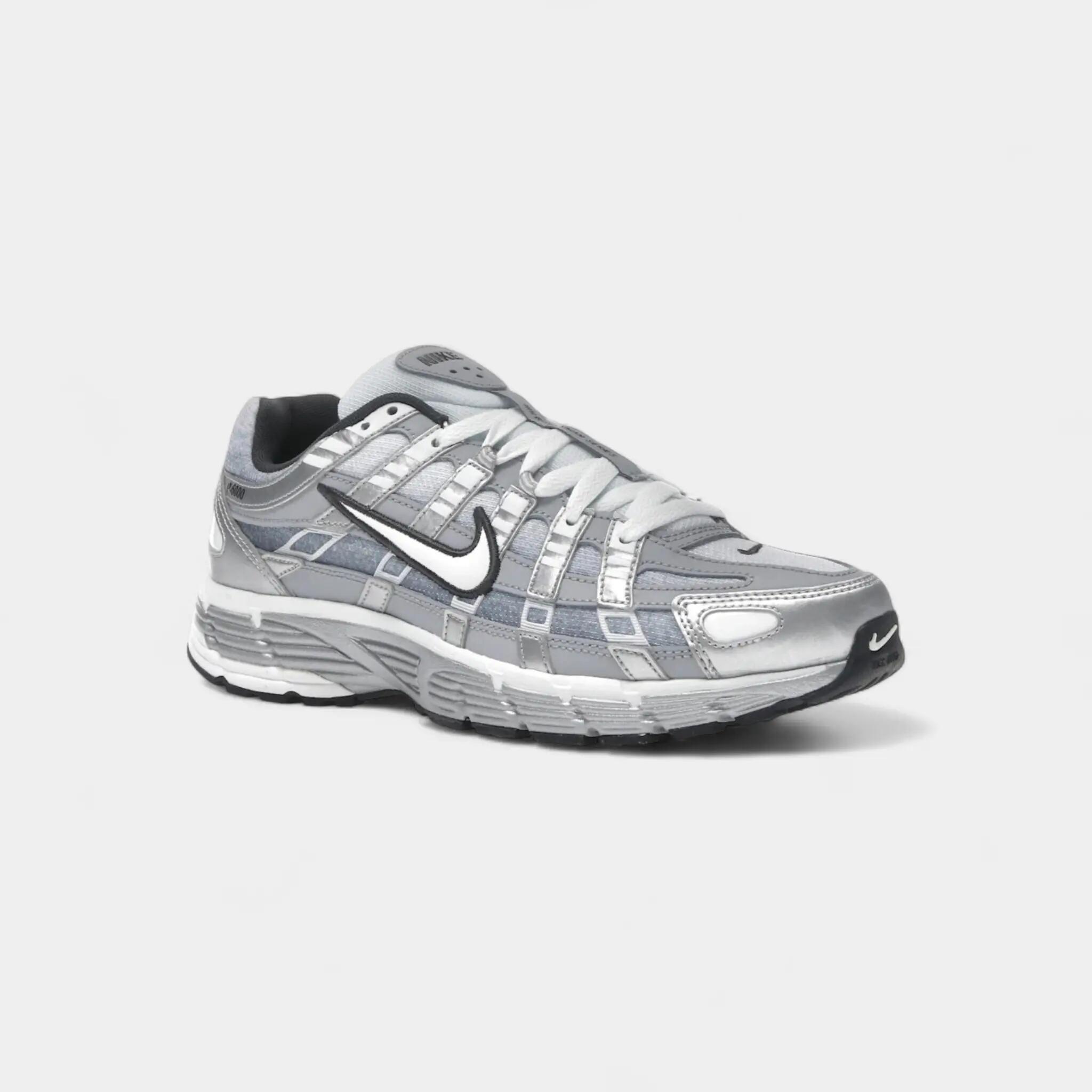Nike P-6000 Metallic Silver Summit White-Wolf Grey 2/5