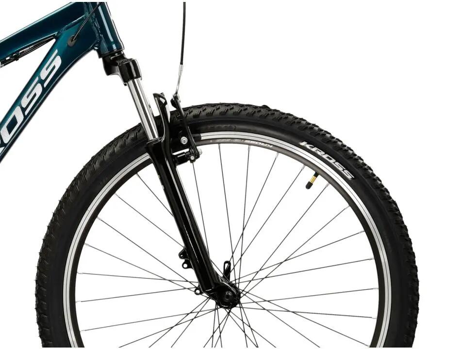 Rower górski MTB KROSS Berg JR 26" XS 14" Shimano 3x7 turkusowy/biały połysk 4/7