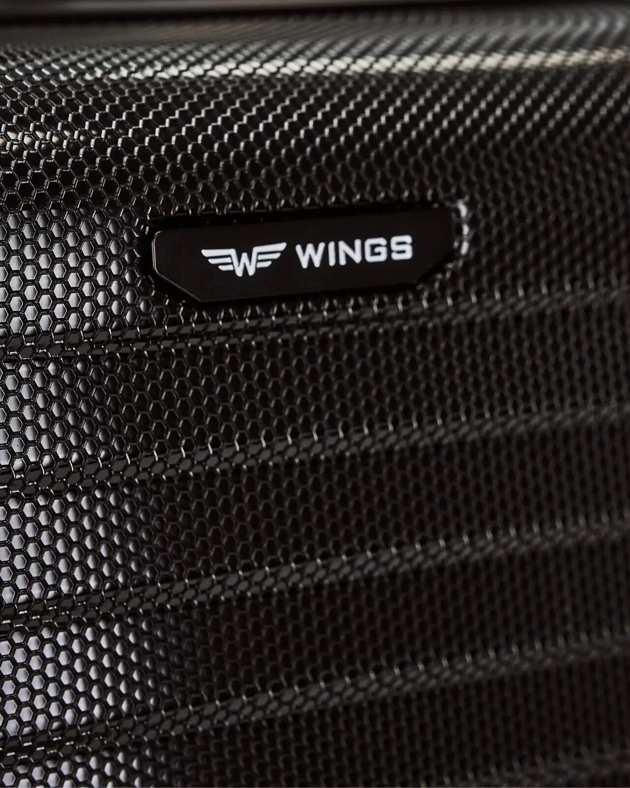 Middelgrote koffer WINGS PC SEA EAGLE 2.0 24" ZWART 7/9