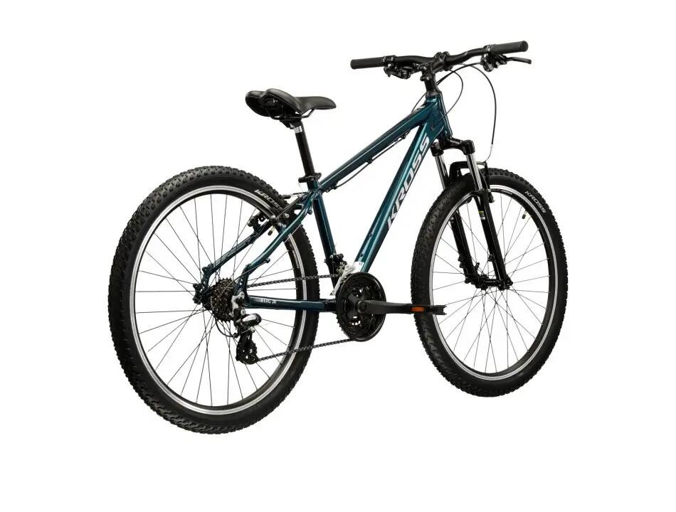 Rower górski MTB KROSS Berg JR 26" XS 14" Shimano 3x7 turkusowy/biały połysk 3/7