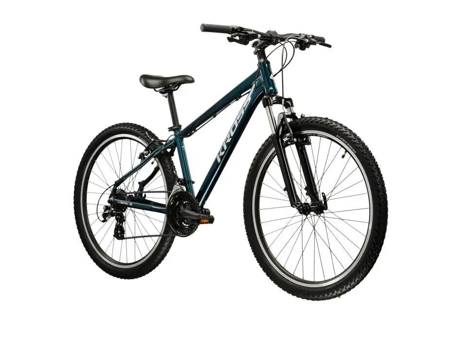 Rower górski MTB KROSS Berg JR 26" XS 14" Shimano 3x7 turkusowy/biały połysk 2/7
