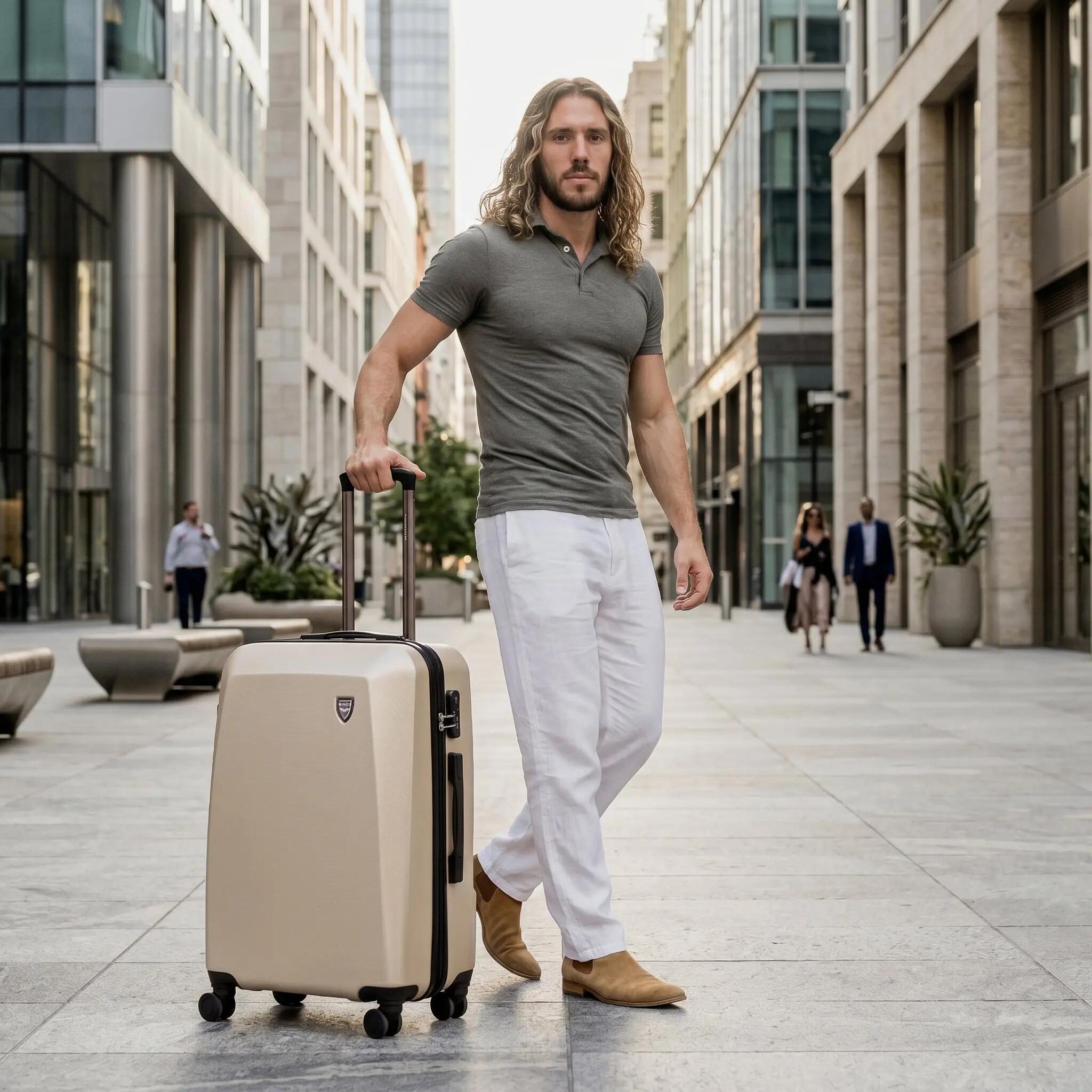 VALISE MOYENNE WINGS PLOVER 24" CHAMPAGNE 2/10
