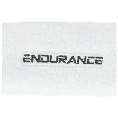 endurance Bandeau Halligen Logo en coton blanc 3/4