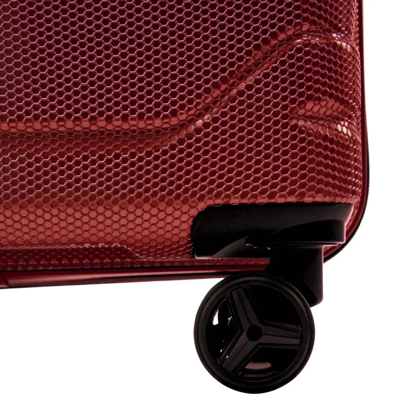 Lot de 4 valises Wings CRAKE S/M/L + valise compacte WINE RED 6/10
