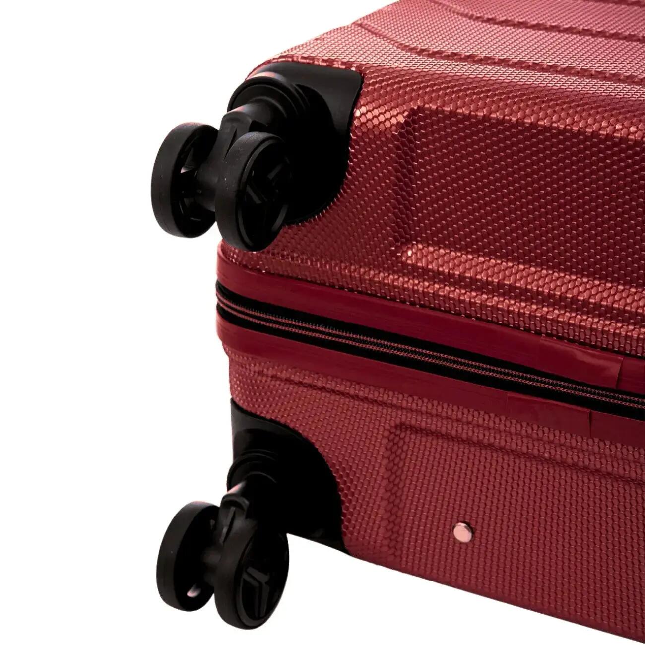 Lot de 4 valises Wings CRAKE S/M/L + valise compacte WINE RED 5/10