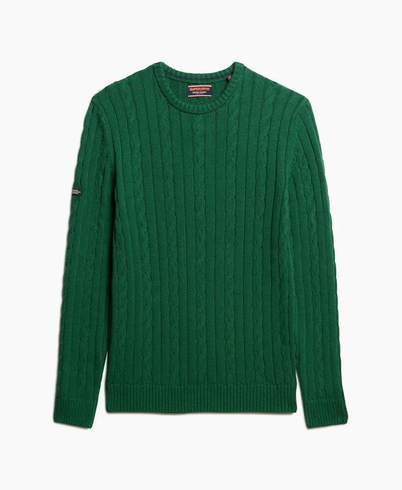 superdry Pull en maille torsadée classique en coton 6/6