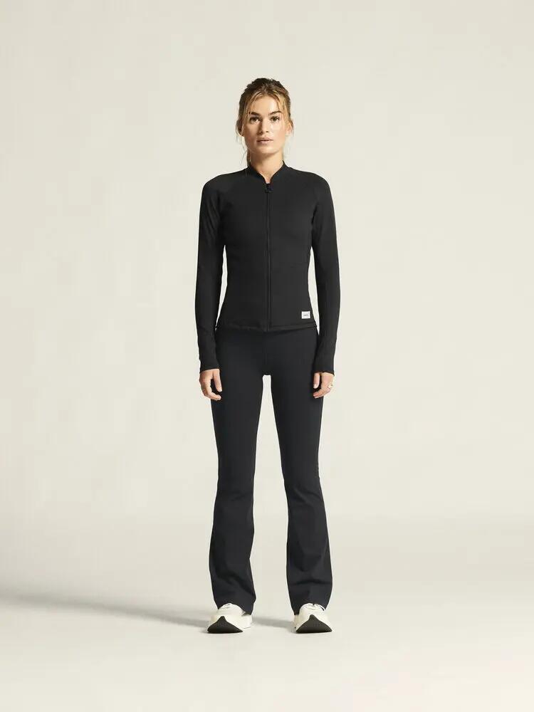 craft Maglia con zip Collective donna in poliestere riciclato – Black 7/7