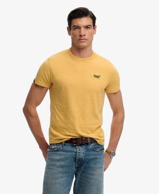 Superdry essential logo t-shirt van biologisch katoen slim fit