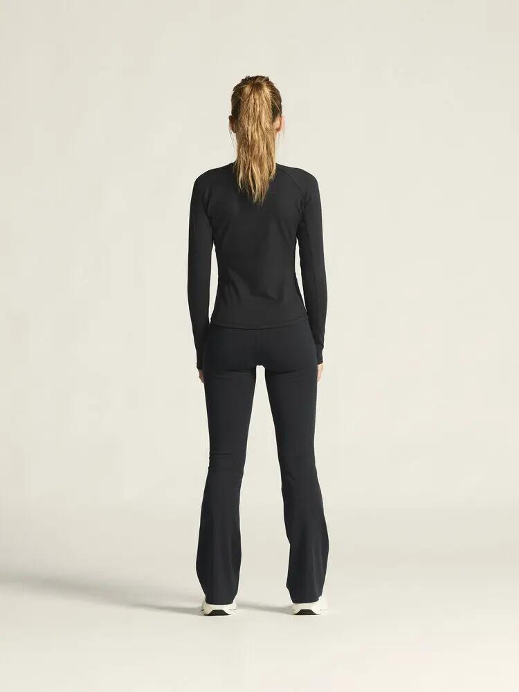craft Maglia con zip Collective donna in poliestere riciclato – Black 6/7
