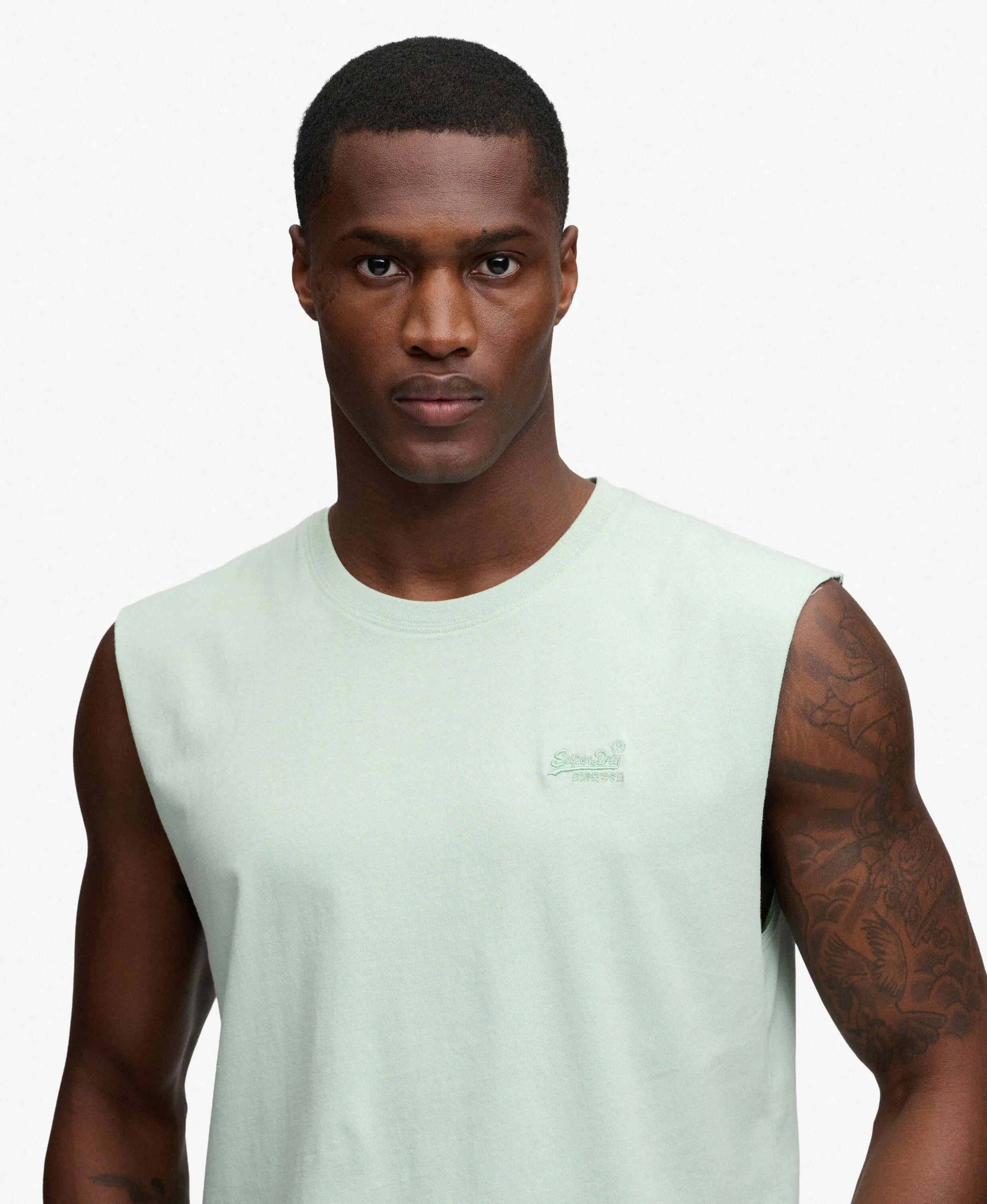 superdry Camiseta de tirantes Organic Cotton Essential con logo — Algodón 1/7