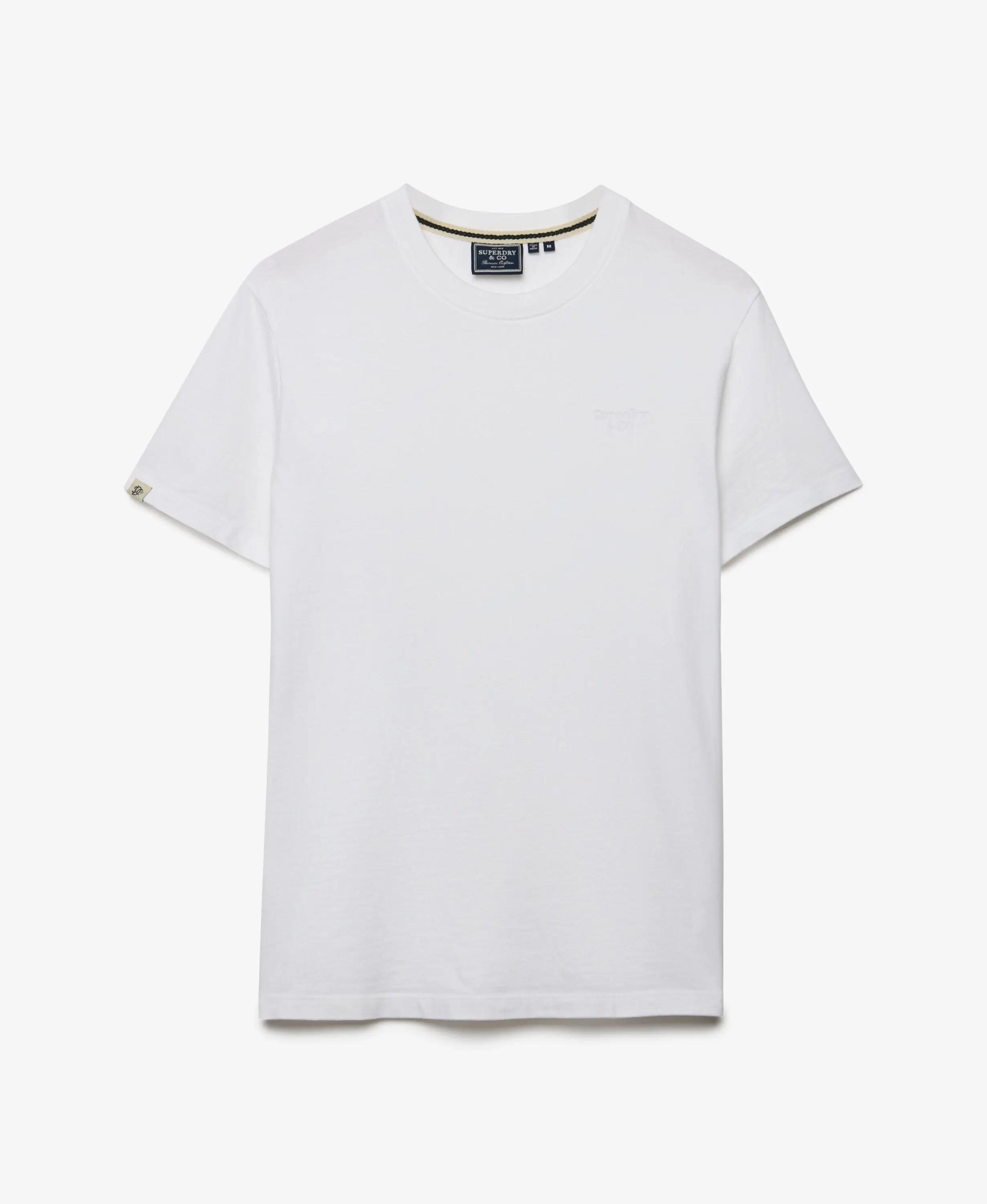 superdry T-shirt Essential Serif Logo brodé Slim fit en coton bio 6/6