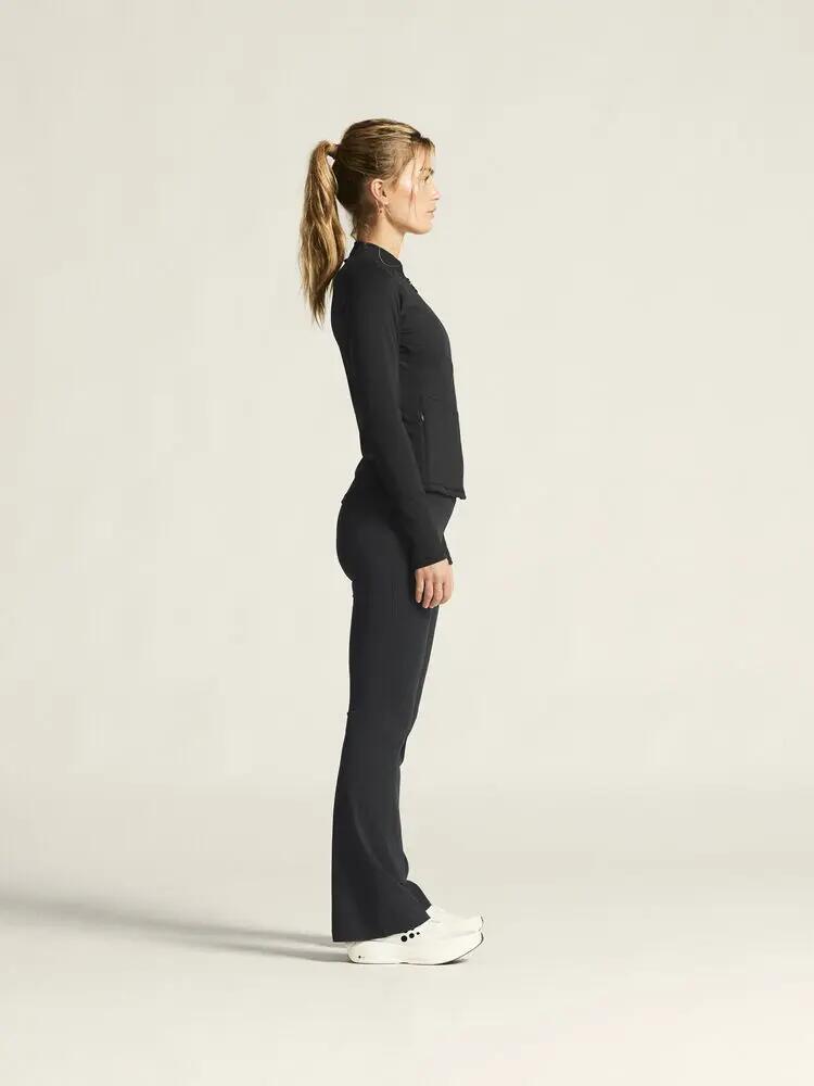 craft Maglia con zip Collective donna in poliestere riciclato – Black 4/7