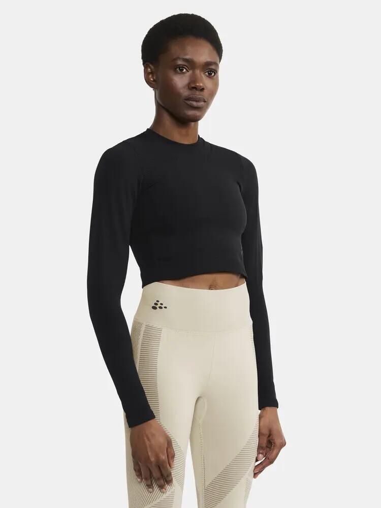 craft Haut Seamless Cropped manches longues – Ajusté, respirant 4/5