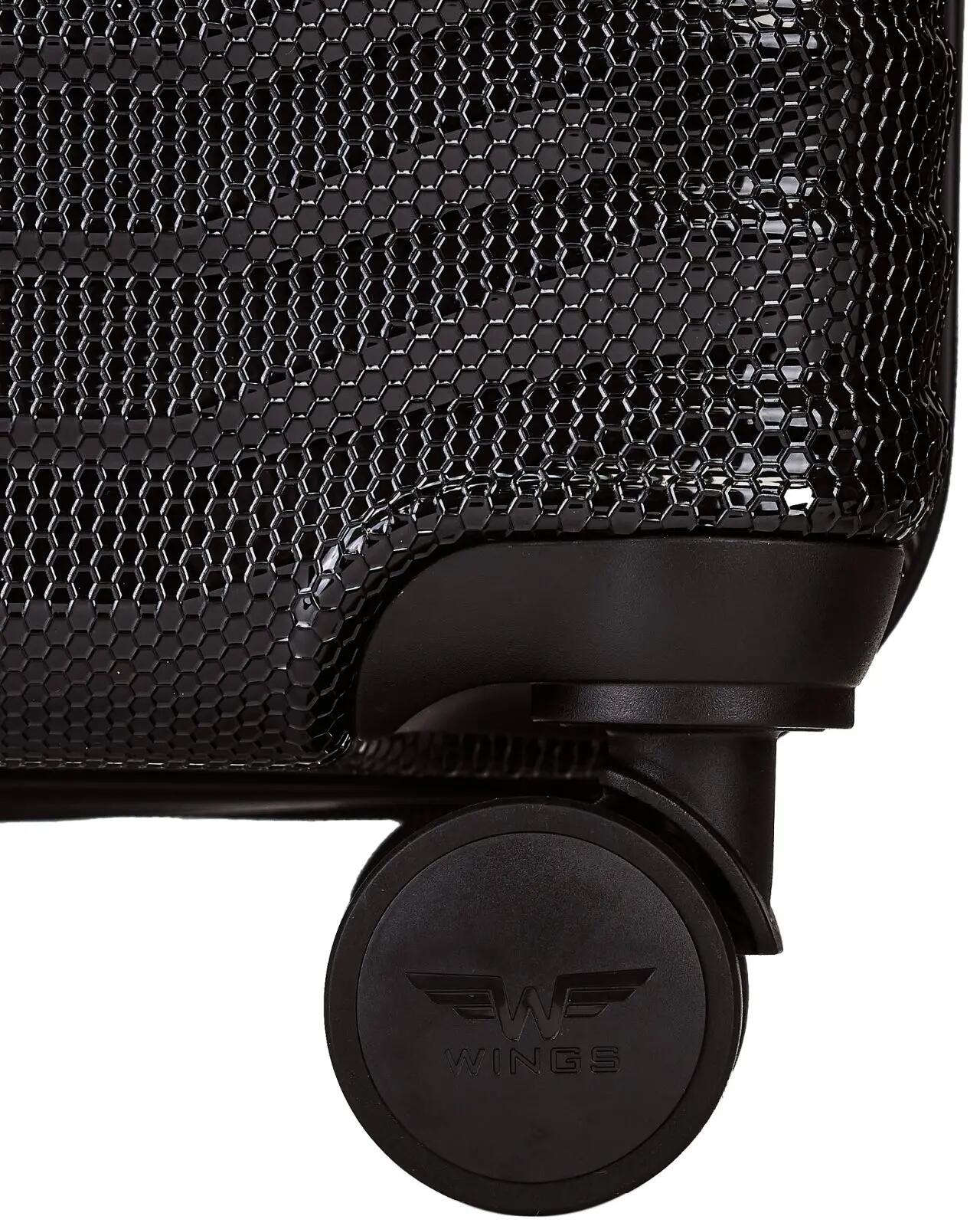 Middelgrote koffer WINGS PC SEA EAGLE 2.0 24" ZWART 8/9
