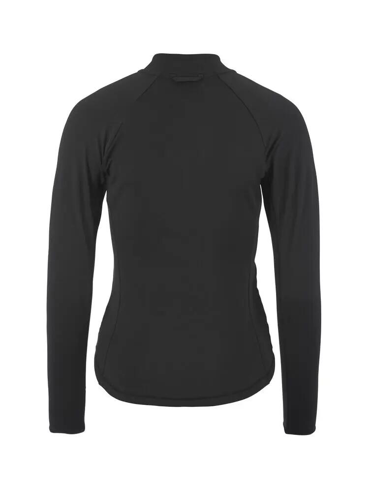 craft Maglia con zip Collective donna in poliestere riciclato – Black 2/7