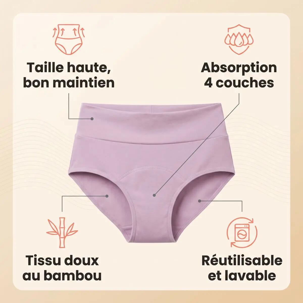 Culotte menstruelle flux abondants "Flow Intense" Marea 2/4