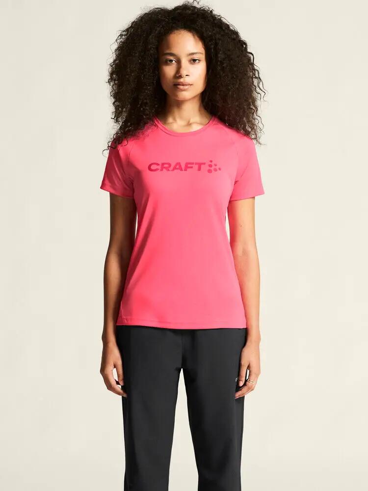 craft CORE Essence Logo Tee W - T-shirt de treino em poliéster reciclado 4/7
