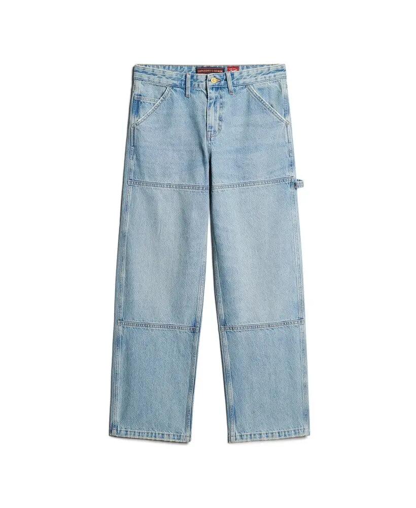 superdry Pantalon Carpenter Mid Rise en Denim en coton bio 7/7
