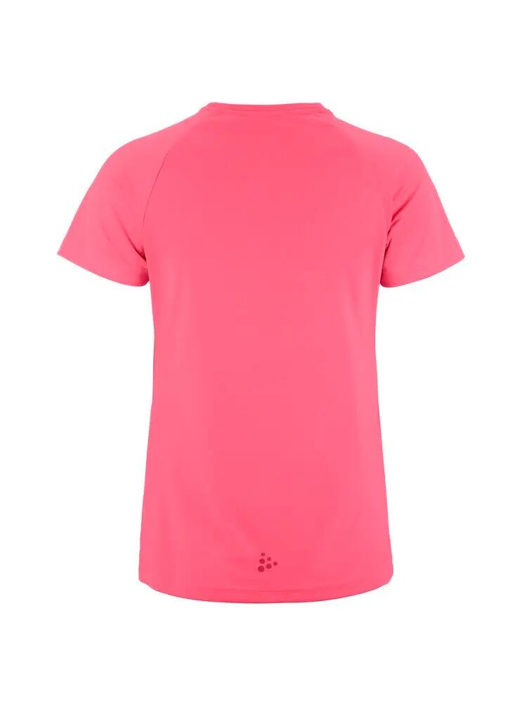craft CORE Essence Logo Tee W - T-shirt de treino em poliéster reciclado 2/7