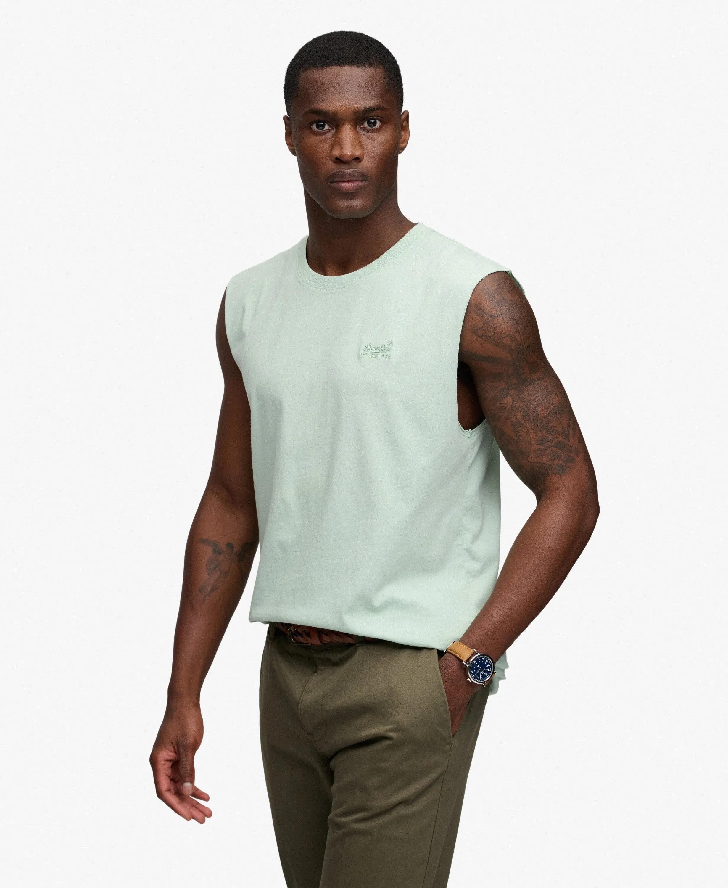 superdry Camiseta de tirantes Organic Cotton Essential con logo — Algodón 3/7