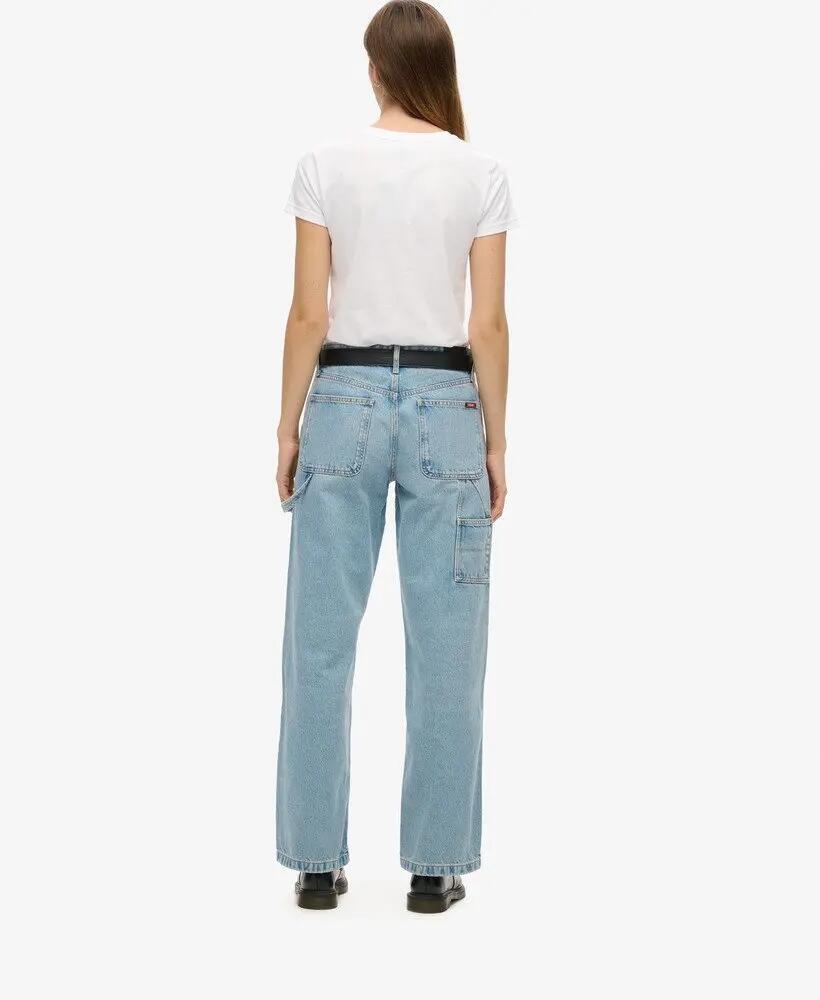 superdry Pantalon Carpenter Mid Rise en Denim en coton bio 4/7
