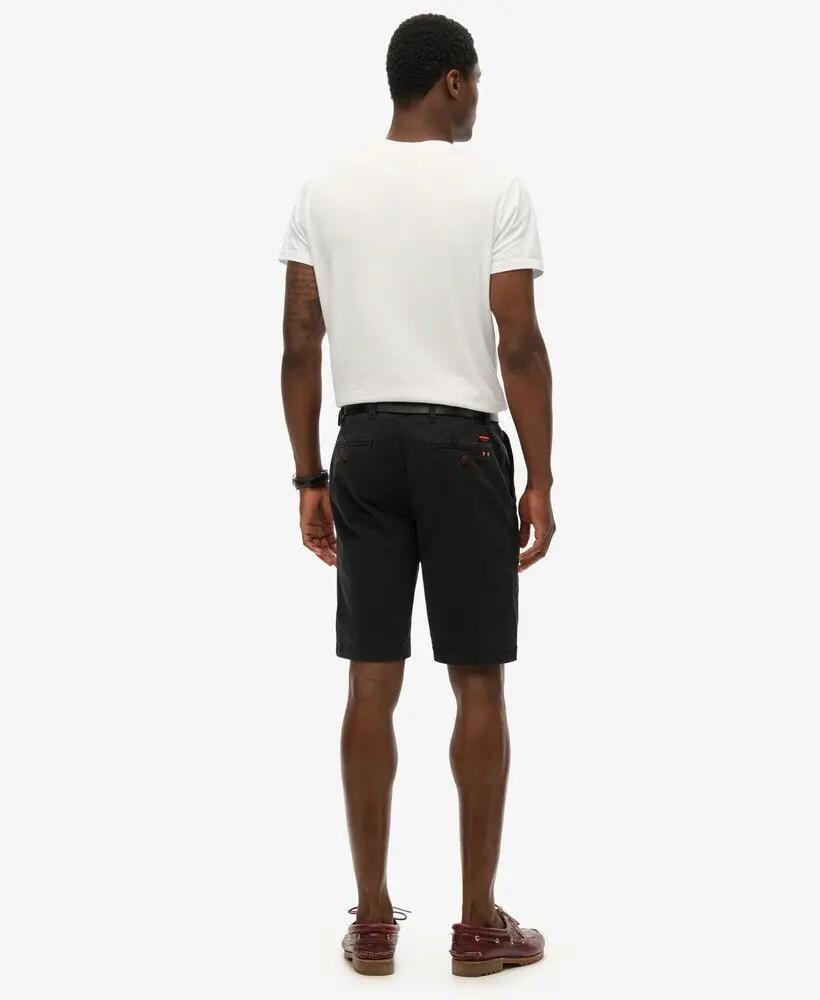 superdry Vintage International Chino Shorts slim in cotone 100% – Washed Black 5/6