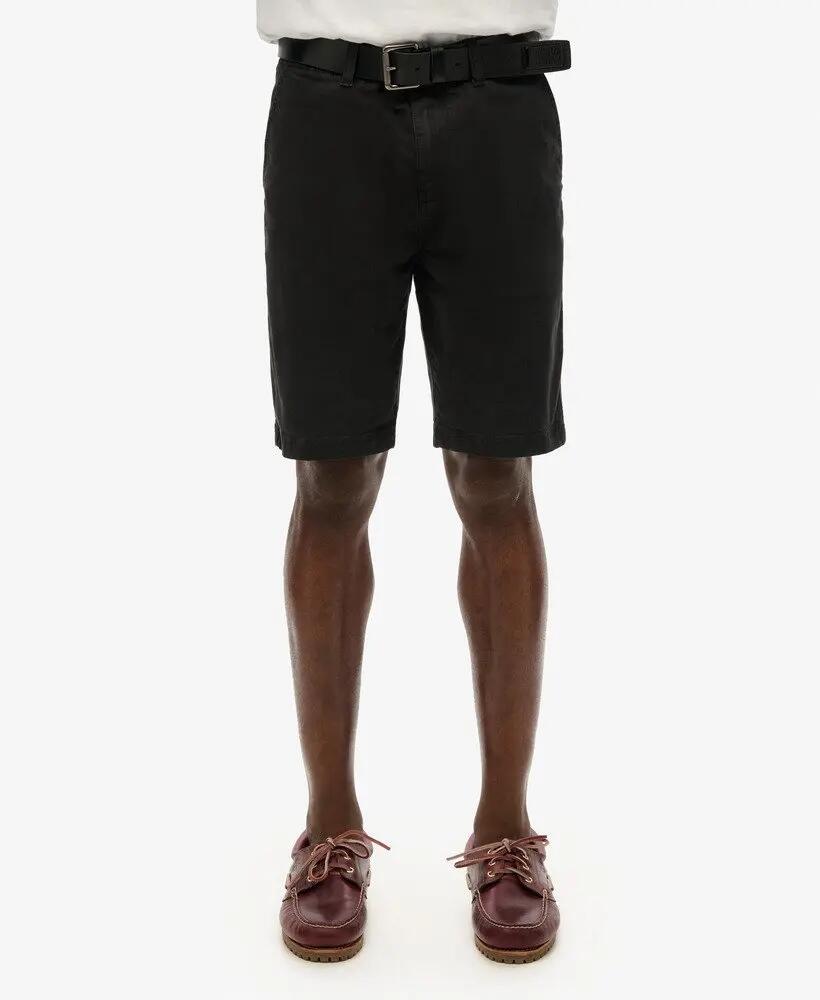 superdry Vintage International Chino Shorts slim in cotone 100% – Washed Black 2/6