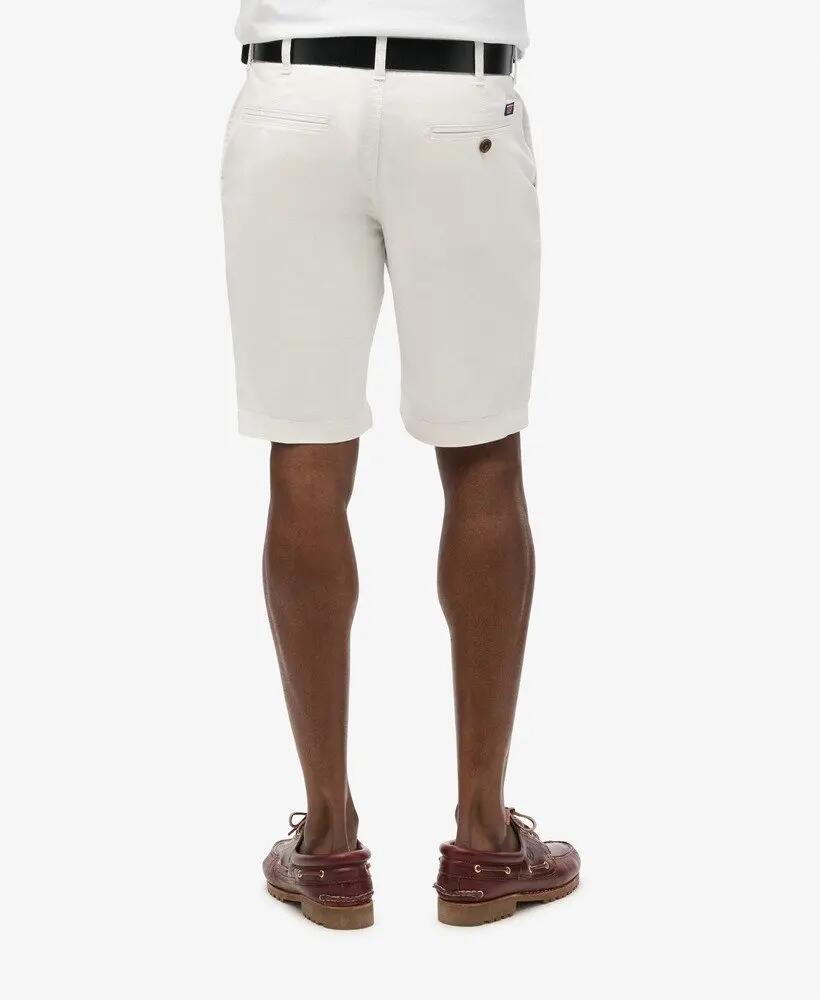 superdry Vintage Chino Shorts slim in cotone elasticizzato 3/7