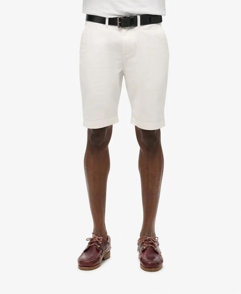 superdry Vintage Chino Shorts slim in cotone elasticizzato 2/7