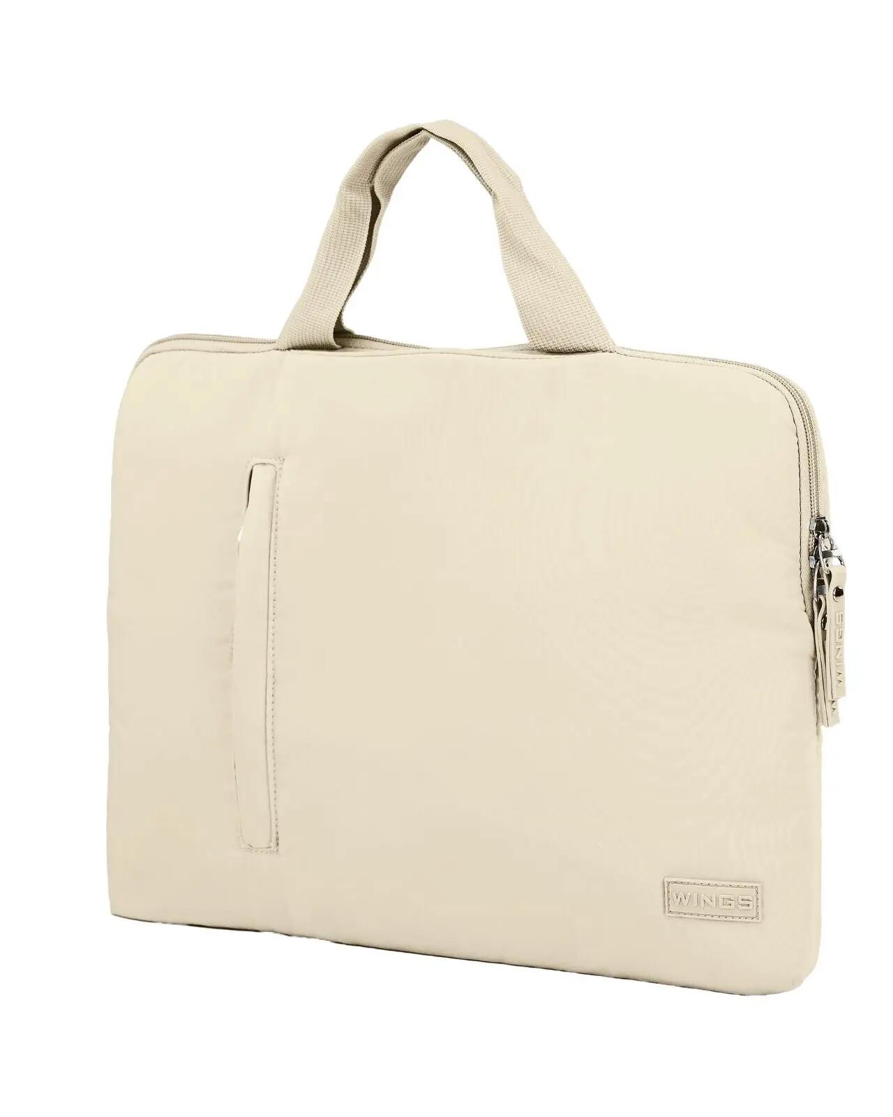Sacoche pour ordinateur portable WINGS SOLENNE 15,6 pouces BEIGE 4/9