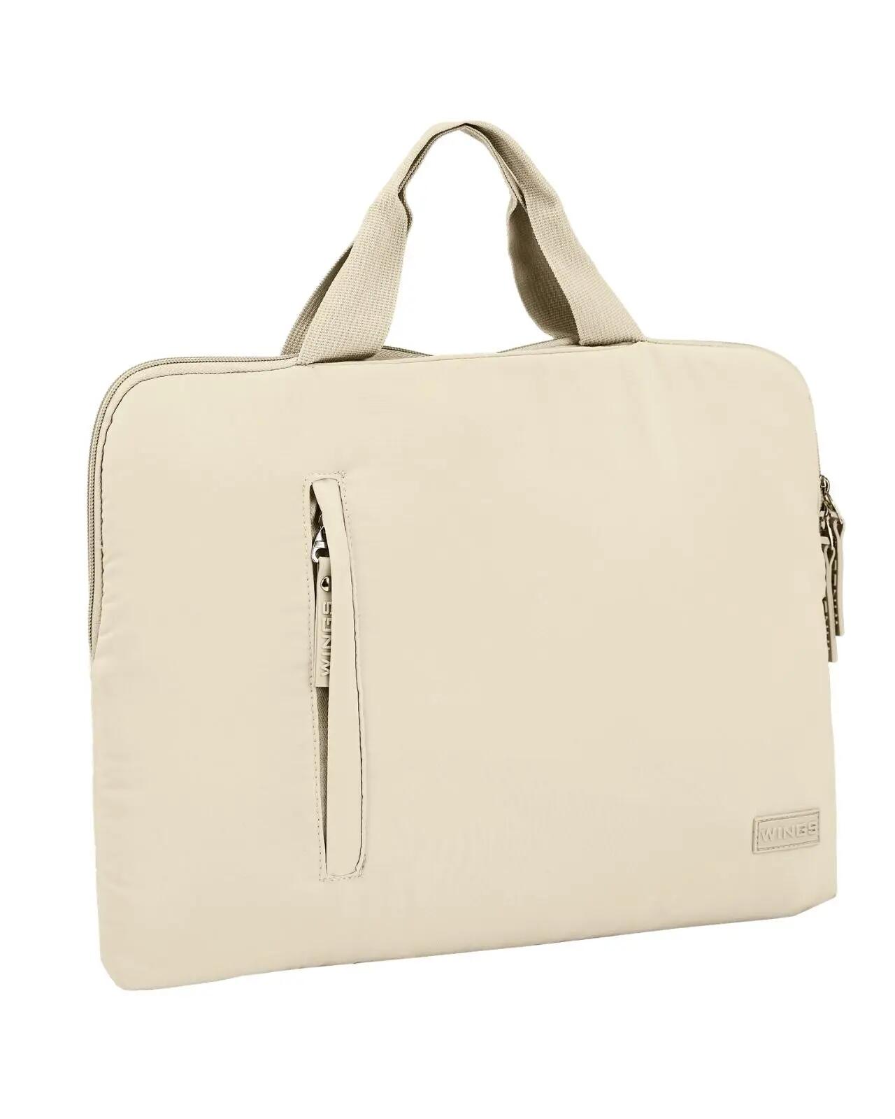 Sacoche pour ordinateur portable WINGS SOLENNE 15,6 pouces BEIGE 3/9