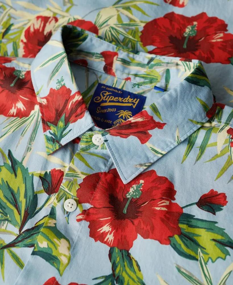 superdry Hawaiian Printed Shirt – leichte Hemdjacke aus Baumwoll-Modal, relaxed 6/6