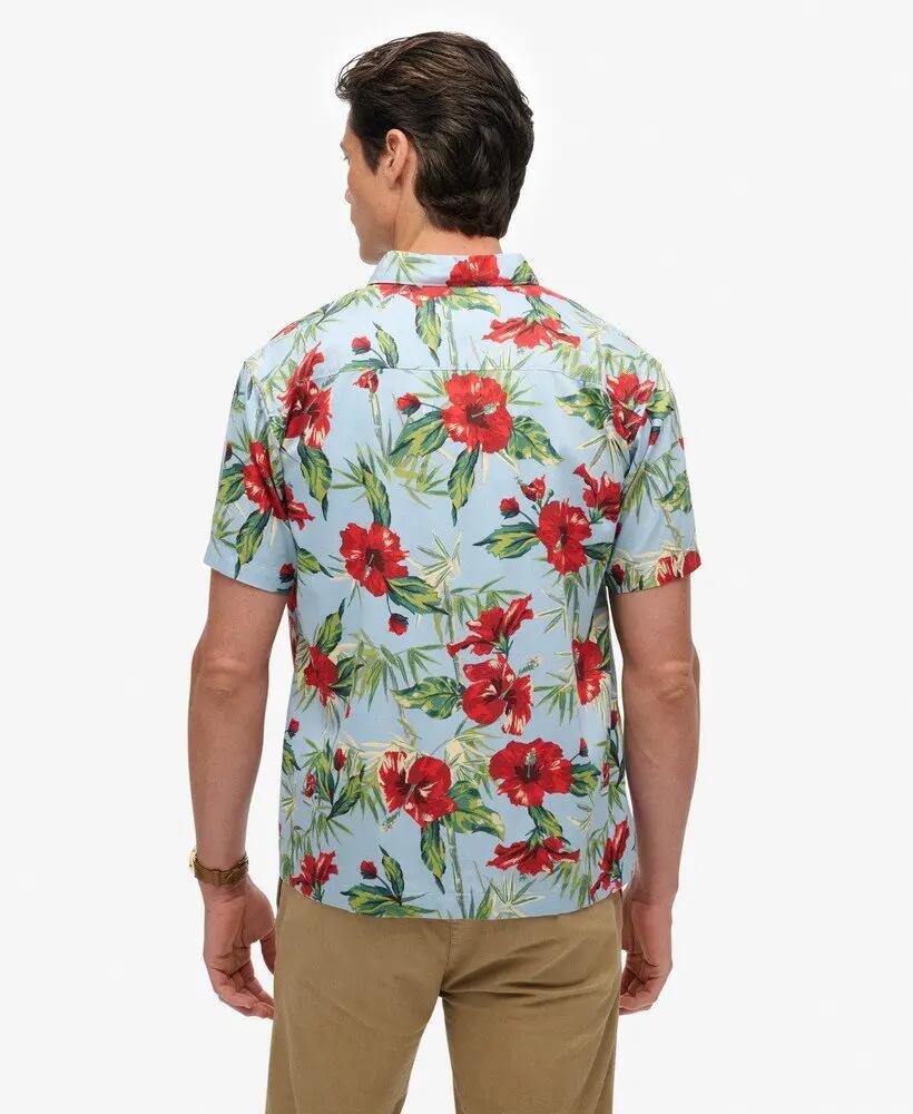 superdry Hawaiian Printed Shirt – leichte Hemdjacke aus Baumwoll-Modal, relaxed 5/6