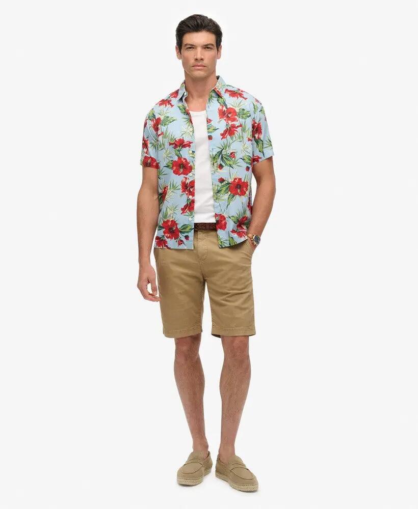 superdry Hawaiian Printed Shirt – leichte Hemdjacke aus Baumwoll-Modal, relaxed 3/6
