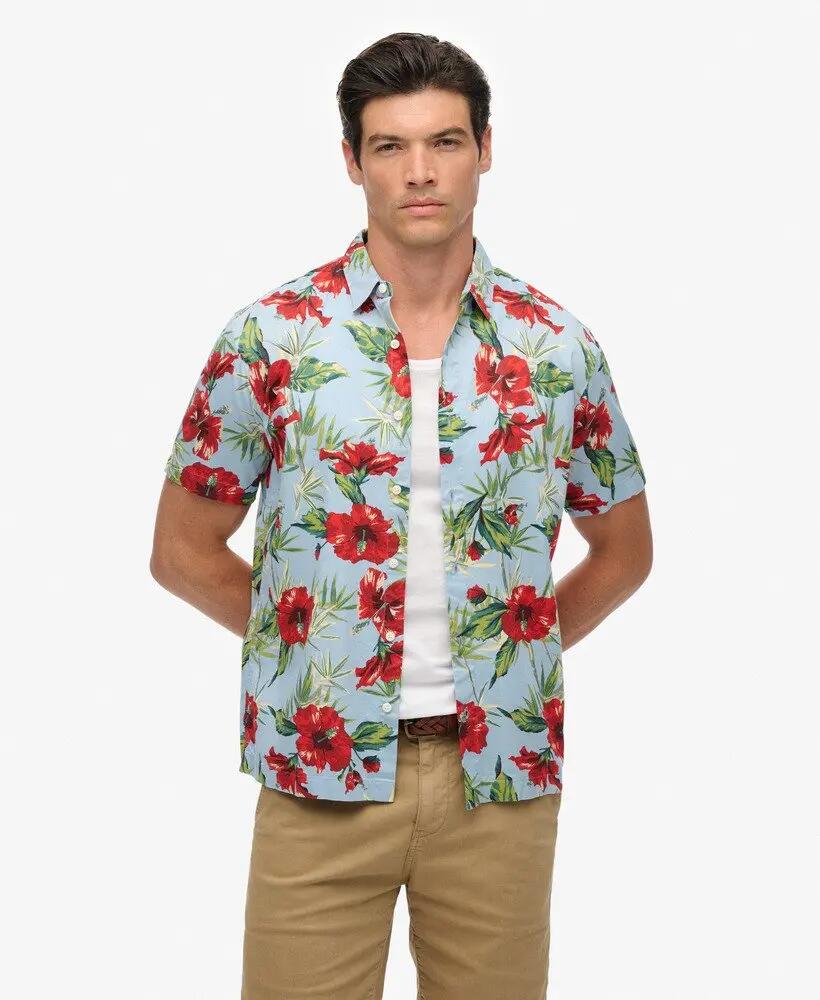 superdry Hawaiian Printed Shirt – leichte Hemdjacke aus Baumwoll-Modal, relaxed 2/6