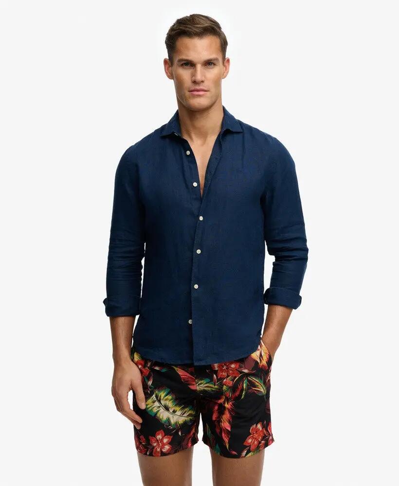 superdry Calções de banho Hawaiian Print 16" fit relaxed – Poliéster reciclado 7/7