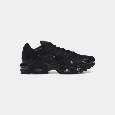 Nike air max plus triple black (gs)