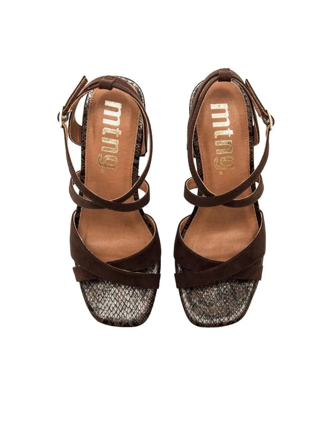 Sandalen für Damen Mustang Britt Schwarz. 5/5