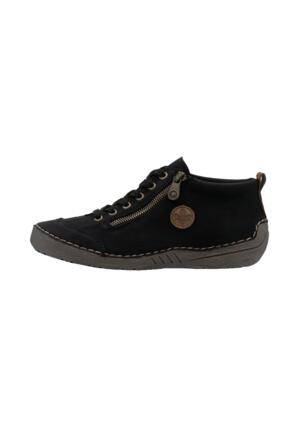 Rieker Damen Sneaker Low Halbschuhe Schuhe 52514-00 Schwarz