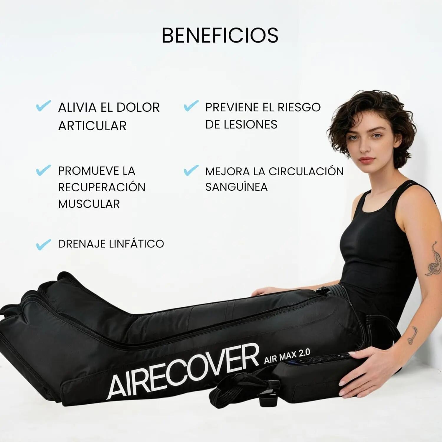 AIR MAX 2.0 - Presoterapia per uso domestico, con 6 camere 7/8